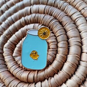 5/$25 NEW Lemon Water Buddy Cartoon Enamel Pin